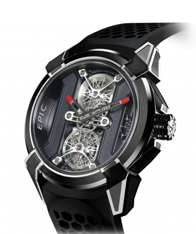 Jacob & Co Replica watch Epic X Tourbillon Black PVD Titanium 44 mm EX101.21.PS.PP.A